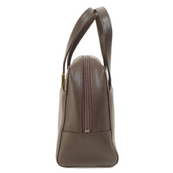 Burberry metal fittings handbag leather ladies