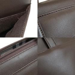 Burberry metal fittings handbag leather ladies