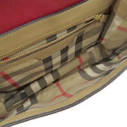 Burberry design shoulder bag leather ladies