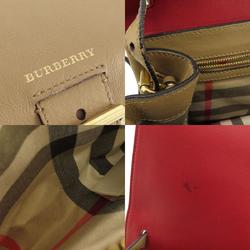 Burberry design shoulder bag leather ladies