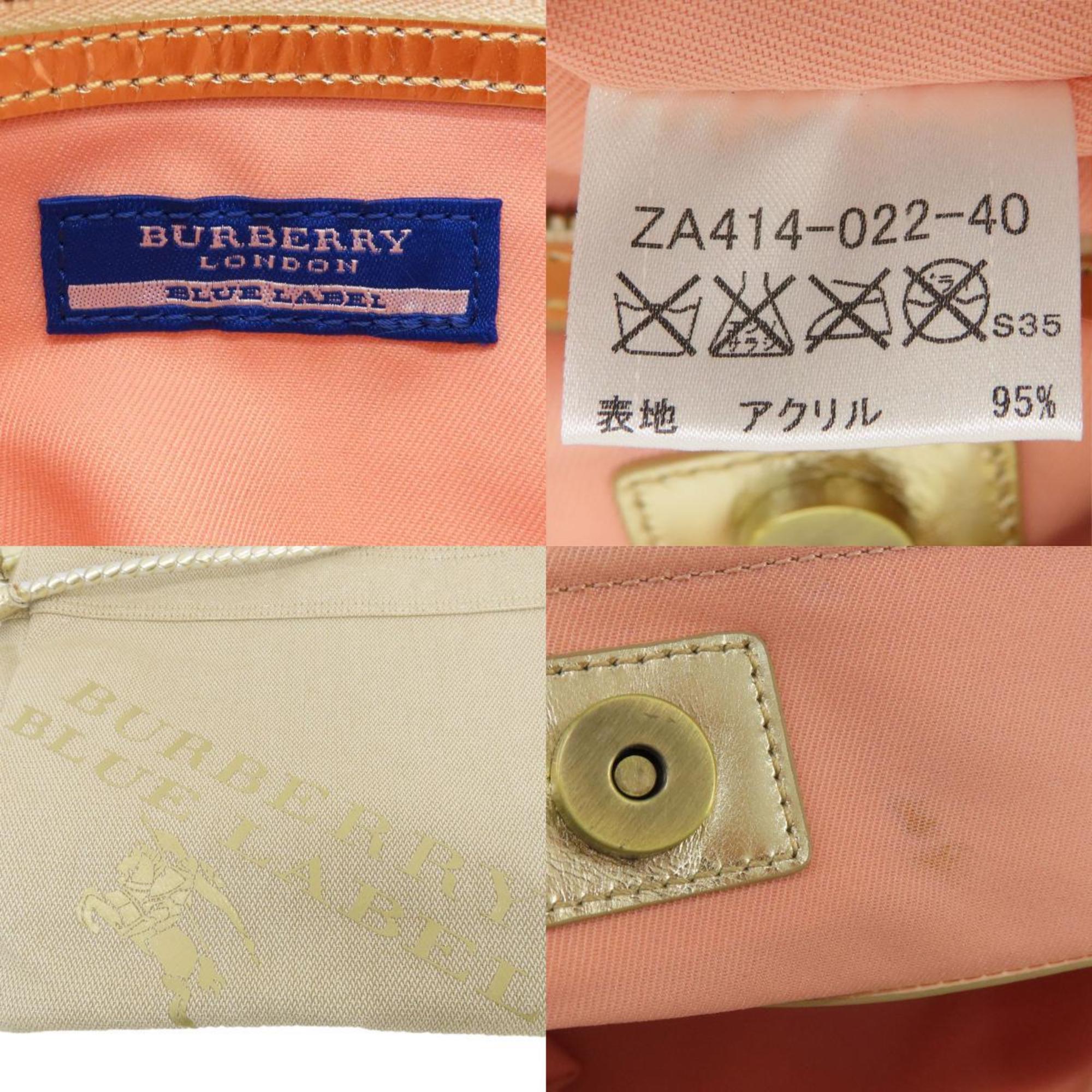 Burberry Blue Label Tote Bag Canvas Women's