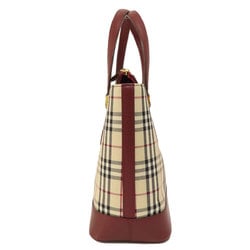 Burberry Nova Check Handbag Canvas Women's