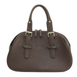 Burberry Boston Bag Leather Women's