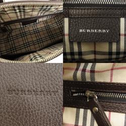 Burberry Boston Bag Leather Women's