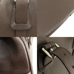 Burberry Boston Bag Leather Women's