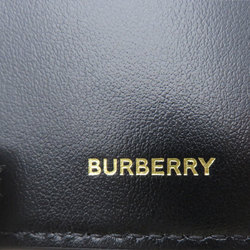 Burberry metal fittings tri-fold bi-fold wallet calfskin women's