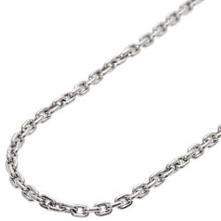 Louis Vuitton Chain Only 50cm Necklace K18 White Gold Women's