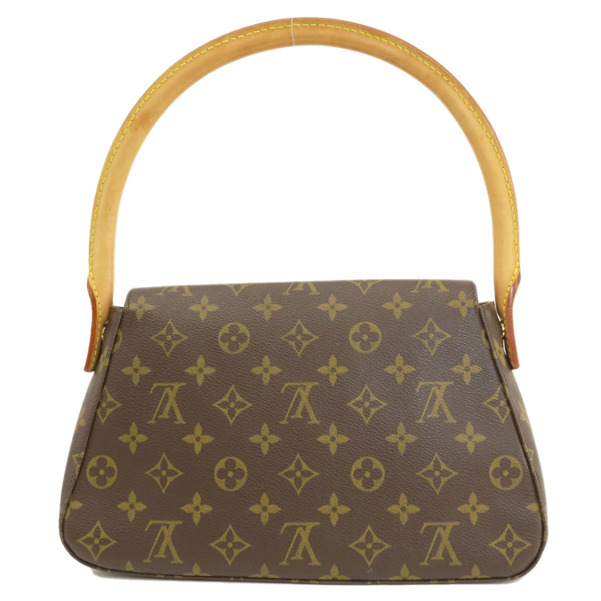 Louis Vuitton M51147 Looping Monogram Handbag Canvas Women's