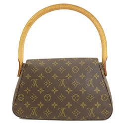 Louis Vuitton M51147 Looping Monogram Handbag Canvas Women's