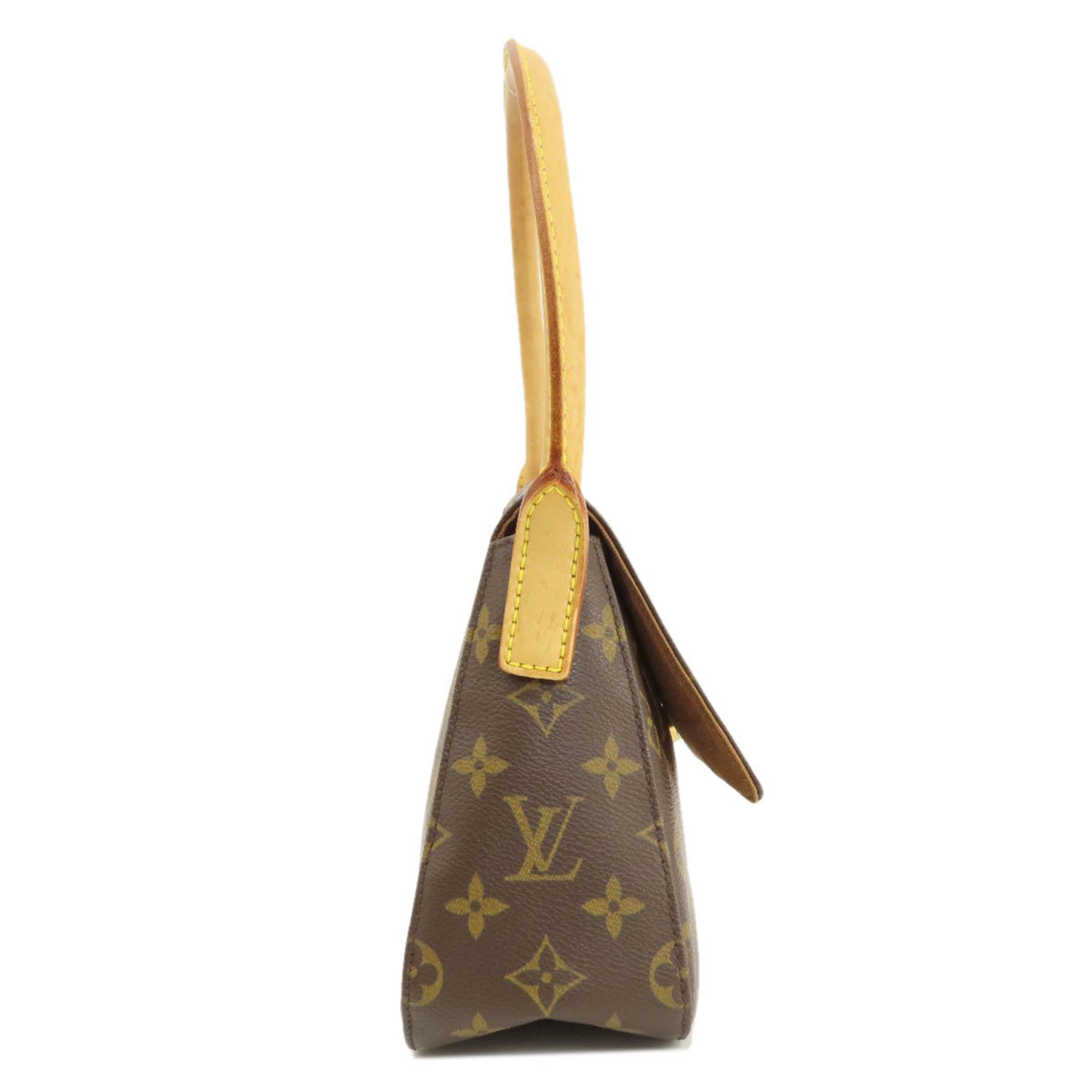 Louis Vuitton M51147 Looping Monogram Handbag Canvas Women's