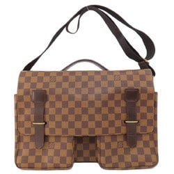 Louis Vuitton N42270 Broadway Damier Ebene Shoulder Bag Canvas for Women