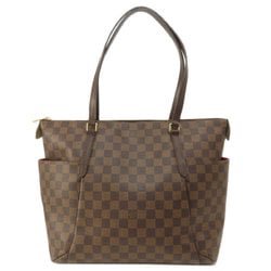 Louis Vuitton N41281 Totally MM Damier Ebene Tote Bag Canvas for Women