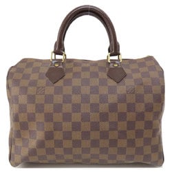 Louis Vuitton N41531 Speedy 30 Damier Ebene Boston Bag Canvas Women's