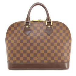 Louis Vuitton N51131 Alma PM Damier Ebene Handbag Canvas Women's