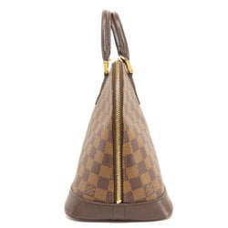 Louis Vuitton N51131 Alma PM Damier Ebene Handbag Canvas Women's