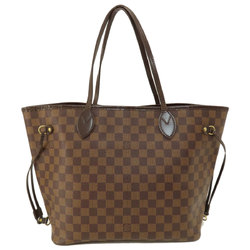 Louis Vuitton N51105 Neverfull MM Damier Ebene Tote Bag Canvas Women's