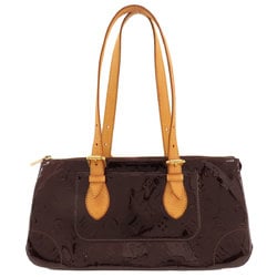 Louis Vuitton Rosewood Avenue Amaranth Handbag Vernis Women's
