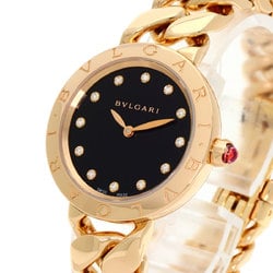 Bvlgari BBCP31G Catene 12P Diamond Watch K18 Pink Gold K18PG Ladies