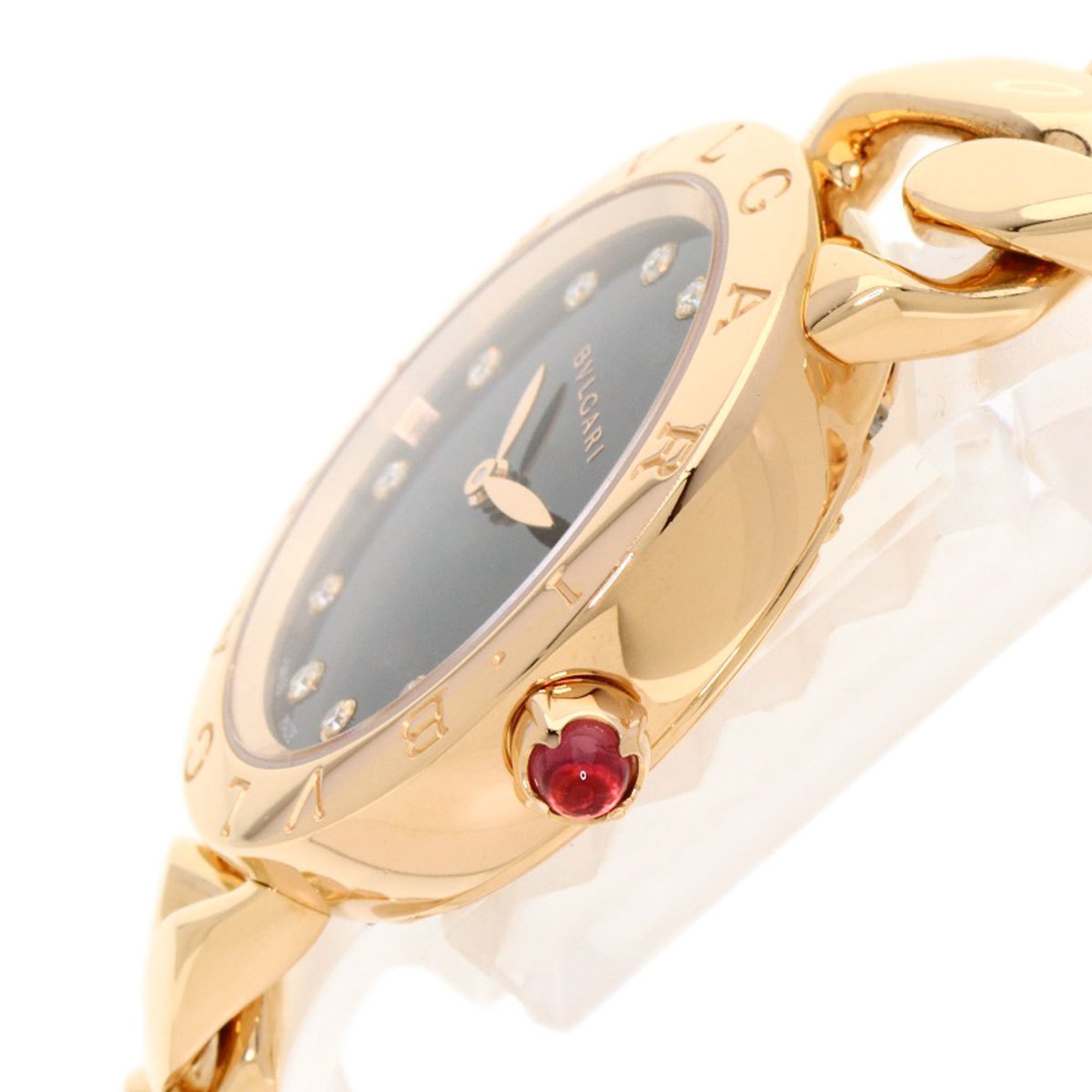 Bvlgari BBCP31G Catene 12P Diamond Watch K18 Pink Gold K18PG Ladies