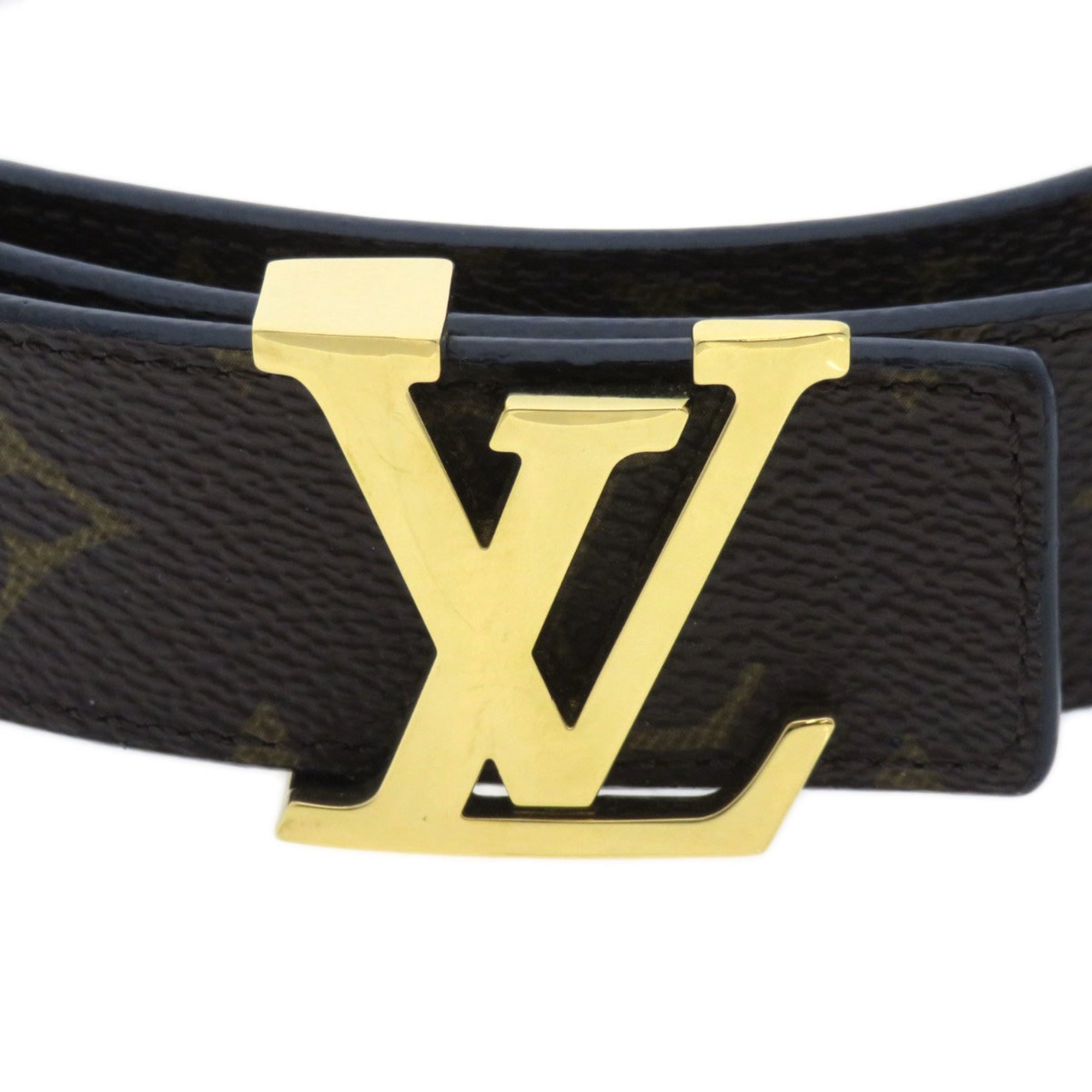 Louis Vuitton Santur LV Initial 90cm Belt Monogram Canvas Men's