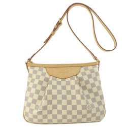 Louis Vuitton N41113 Sikrassa PM Damier Azur Shoulder Bag Canvas Women's