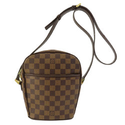 Louis Vuitton N51294 Ipanema PM Damier Ebene Shoulder Bag Canvas Women's