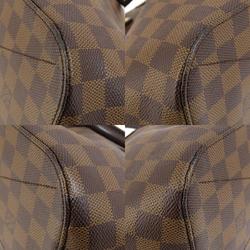 Louis Vuitton N41546 Siena MM Damier Ebene Handbag Canvas Women's