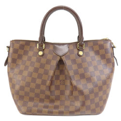 Louis Vuitton N41546 Siena MM Damier Ebene Handbag Canvas Women's