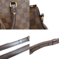 Louis Vuitton N41546 Siena MM Damier Ebene Handbag Canvas Women's