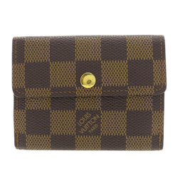 Louis Vuitton N62925 Ludlow Damier Ebene Wallet/Coin Case Canvas for Women