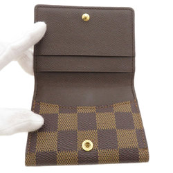 Louis Vuitton N62925 Ludlow Damier Ebene Wallet/Coin Case Canvas for Women