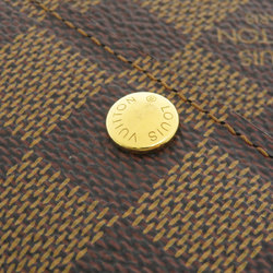 Louis Vuitton N62925 Ludlow Damier Ebene Wallet/Coin Case Canvas for Women