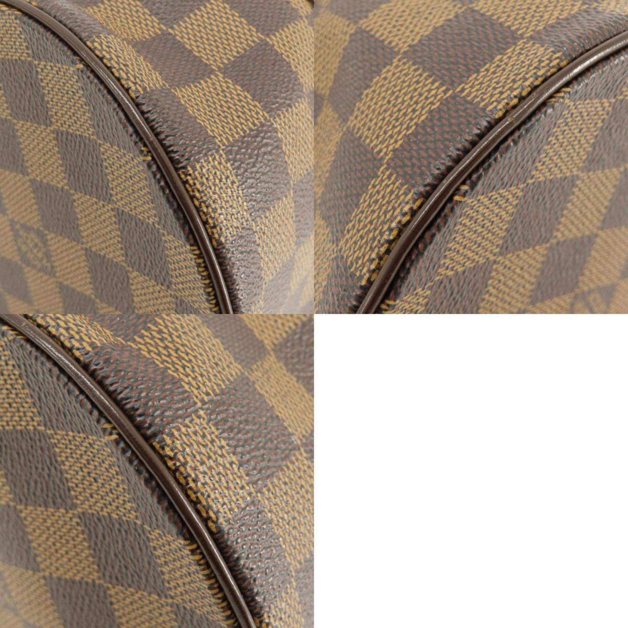 Louis Vuitton N51303 Papillon 30 Damier Ebene Tote Bag Canvas Women's