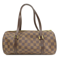 Louis Vuitton N51303 Papillon 30 Damier Ebene Tote Bag Canvas Women's