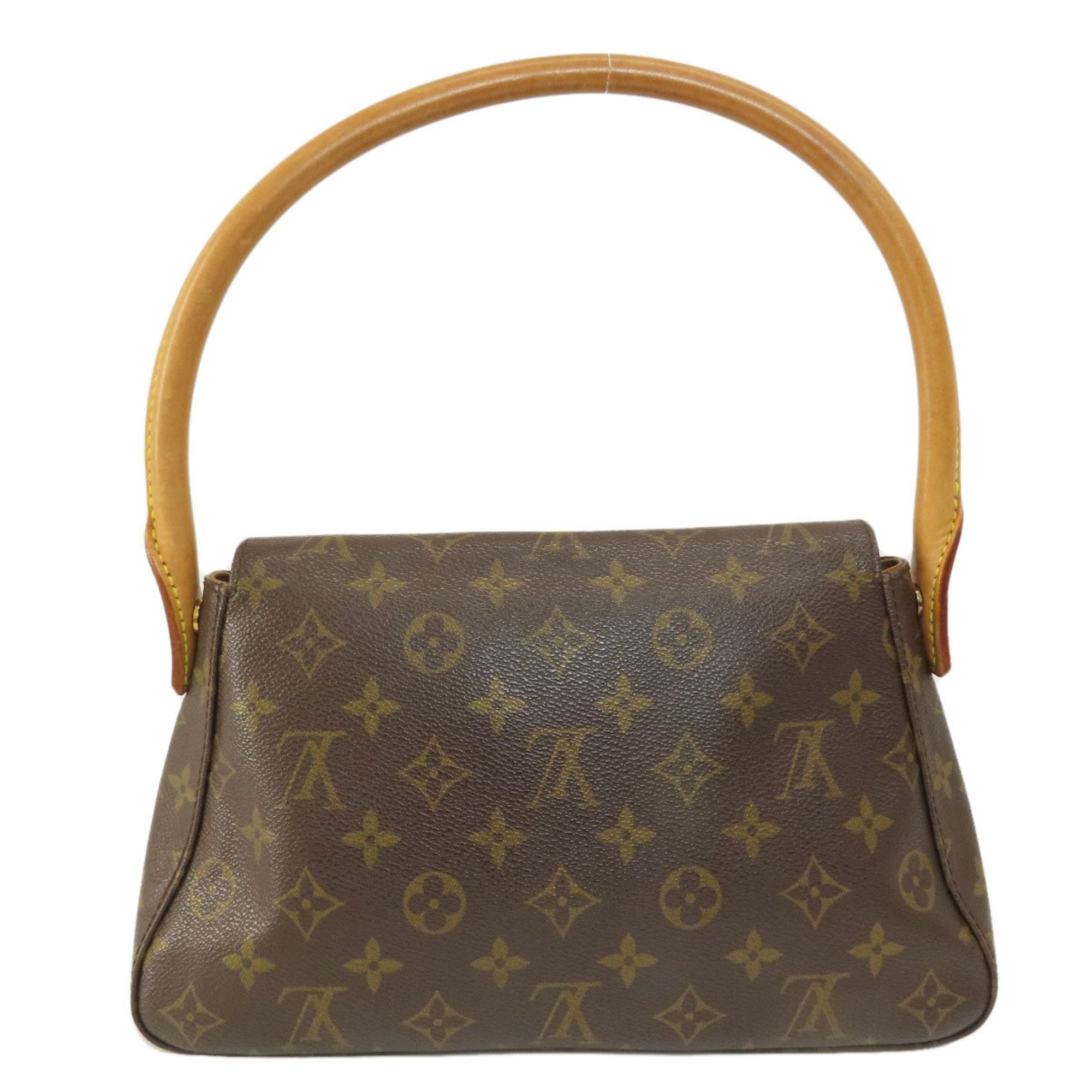 Louis Vuitton M51147 Looping Monogram Handbag Canvas Women's