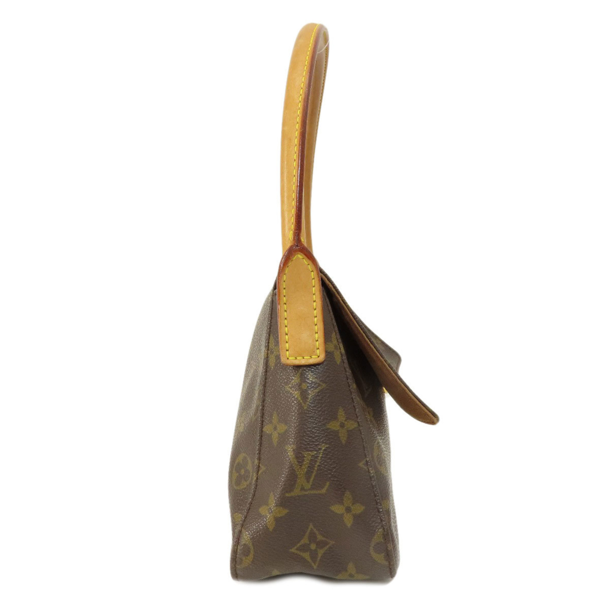 Louis Vuitton M51147 Looping Monogram Handbag Canvas Women's