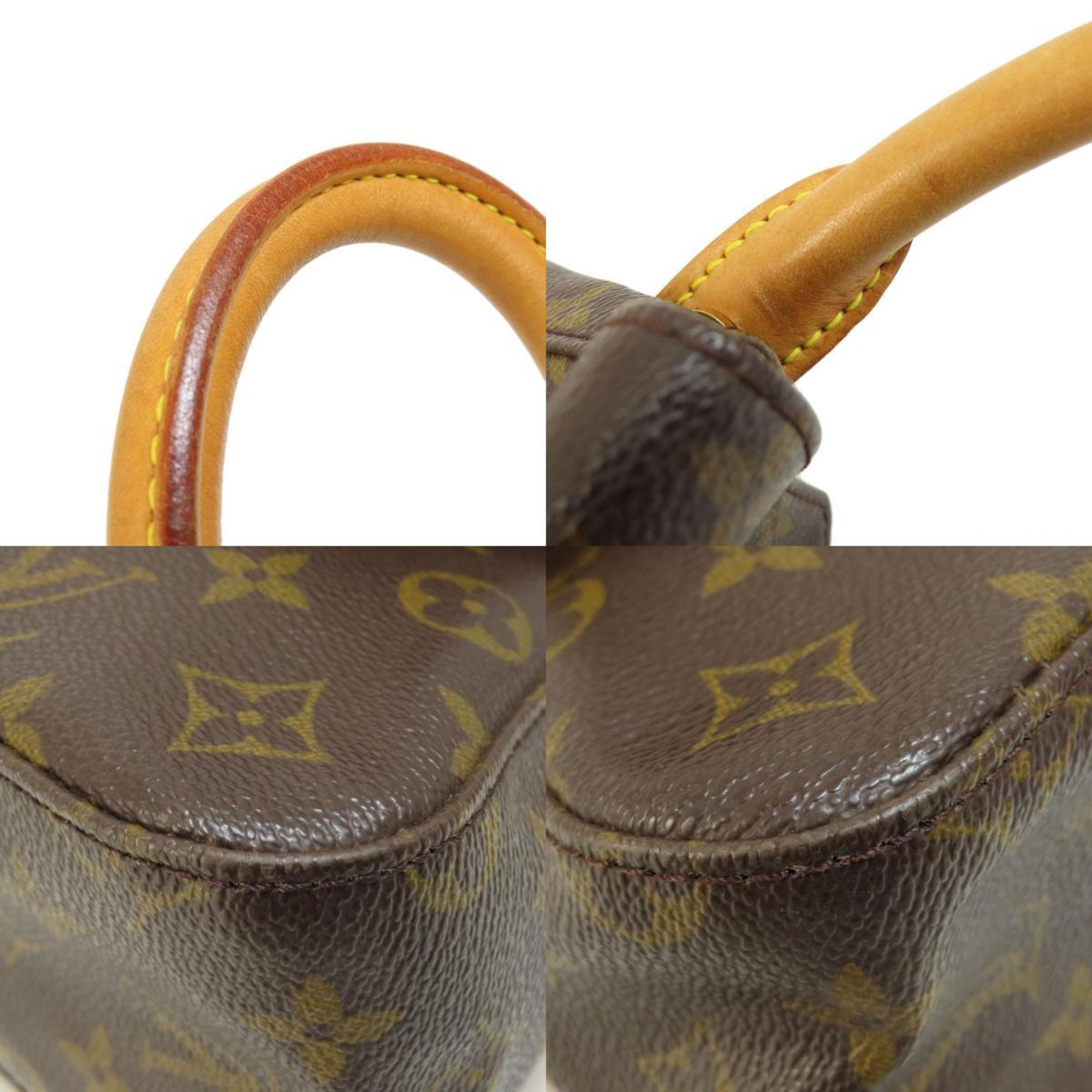 Louis Vuitton M51147 Looping Monogram Handbag Canvas Women's