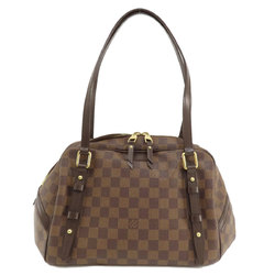 Louis Vuitton N41158 Rivington GM Damier Ebene Handbag Canvas Women's