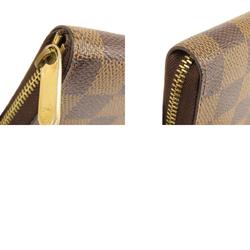 Louis Vuitton N63070 Zippy Coin Purse Damier Ebene Wallet/Coin Case Canvas Women's