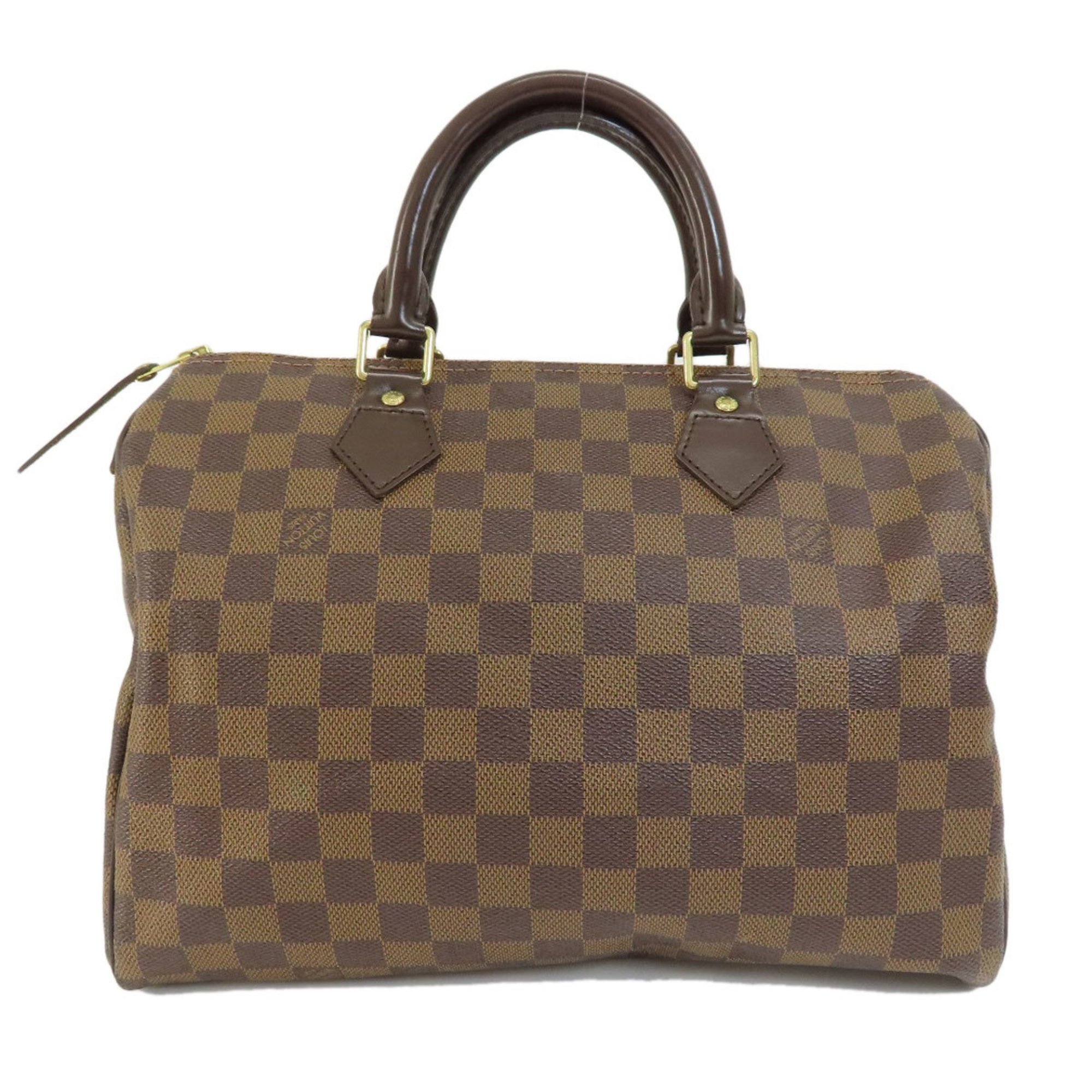 Louis Vuitton N41531 Speedy 30 Damier Ebene Boston Bag Canvas Women's