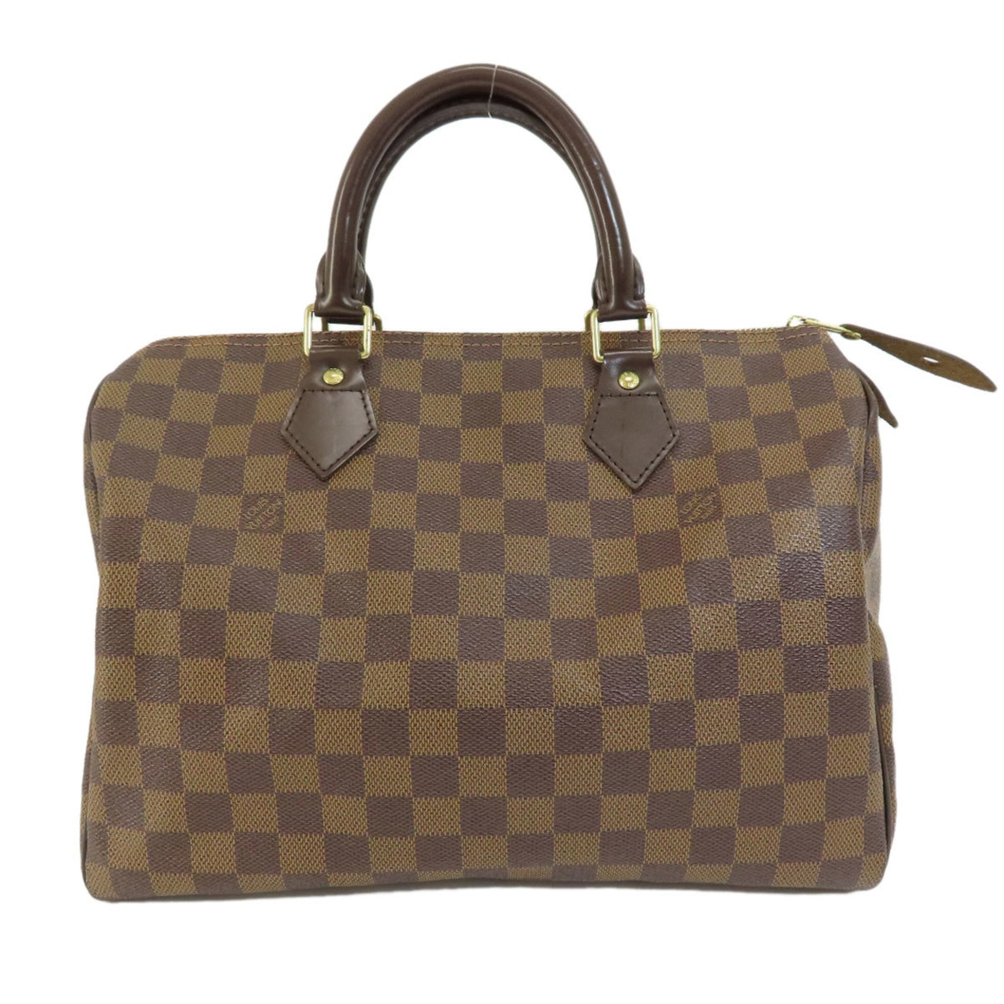 Louis Vuitton N41531 Speedy 30 Damier Ebene Boston Bag Canvas Women's