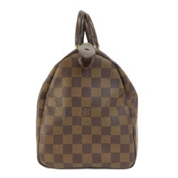 Louis Vuitton N41531 Speedy 30 Damier Ebene Boston Bag Canvas Women's