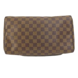 Louis Vuitton N41531 Speedy 30 Damier Ebene Boston Bag Canvas Women's