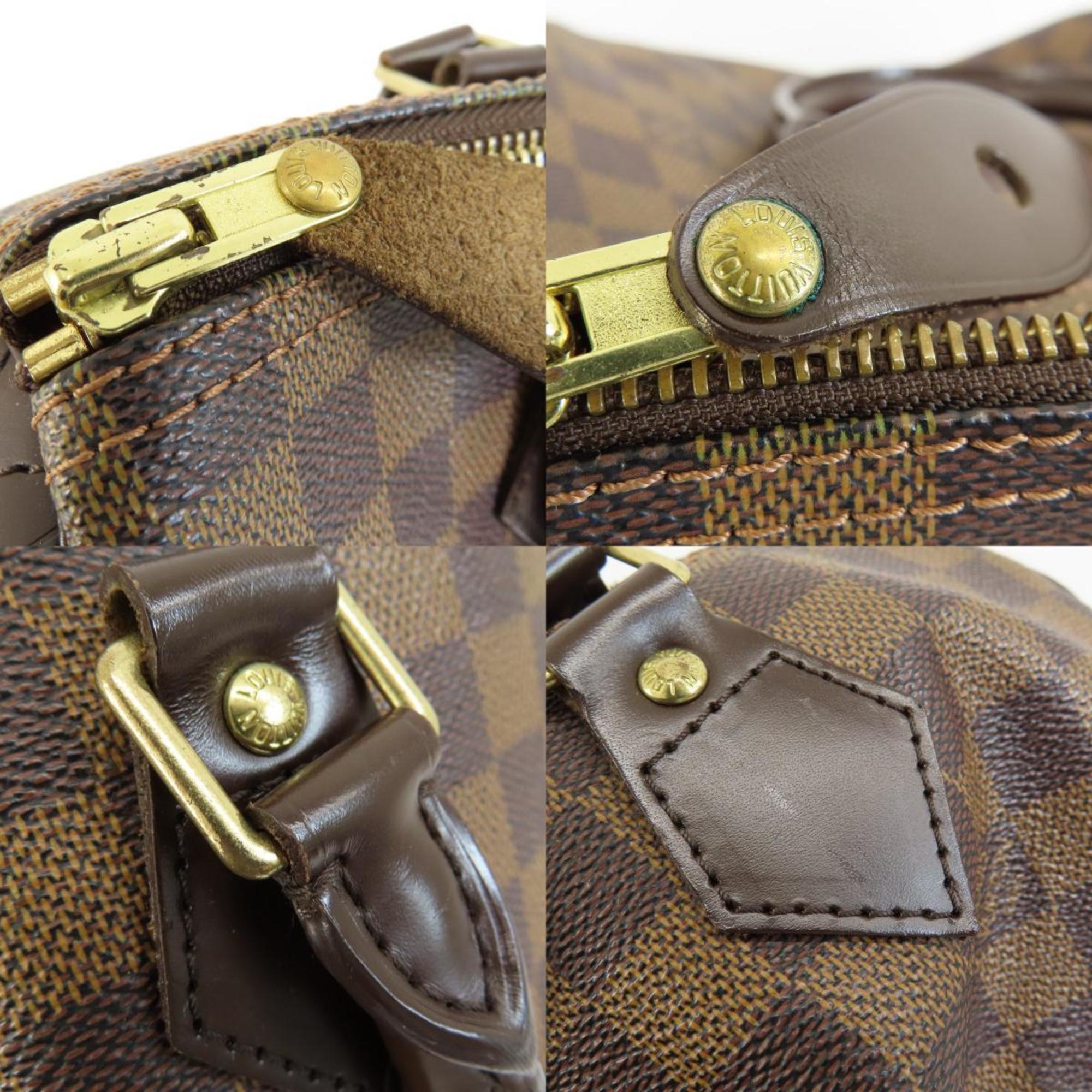 Louis Vuitton N41531 Speedy 30 Damier Ebene Boston Bag Canvas Women's