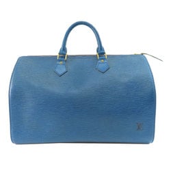 Louis Vuitton M42995 Speedy 35 Toledo Blue Boston Bag Epi Leather Women's