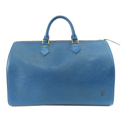 Louis Vuitton M42995 Speedy 35 Toledo Blue Boston Bag Epi Leather Women's