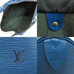 Louis Vuitton M42995 Speedy 35 Toledo Blue Boston Bag Epi Leather Women's