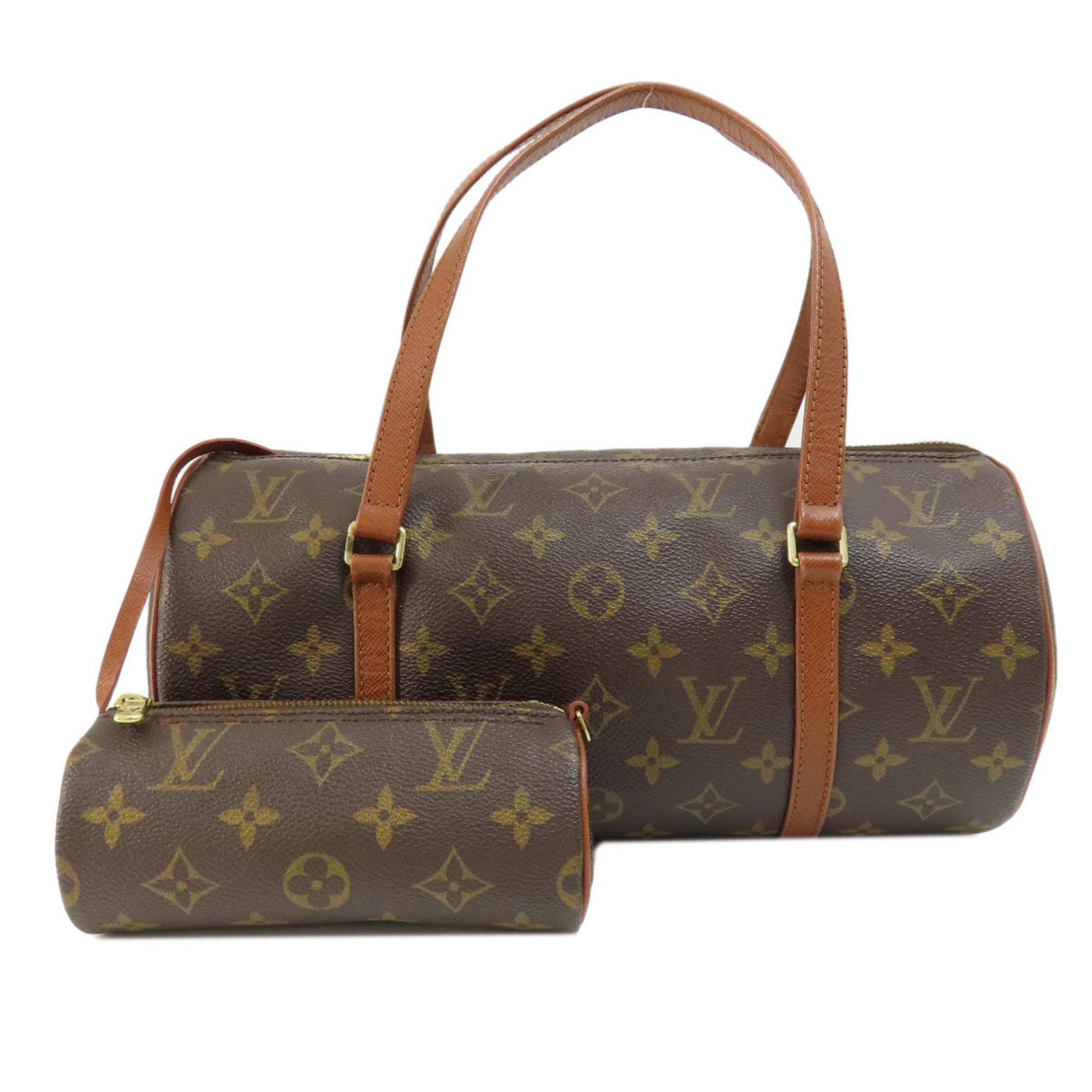 Louis Vuitton Papillon 30 Old Monogram Handbag Canvas Women's