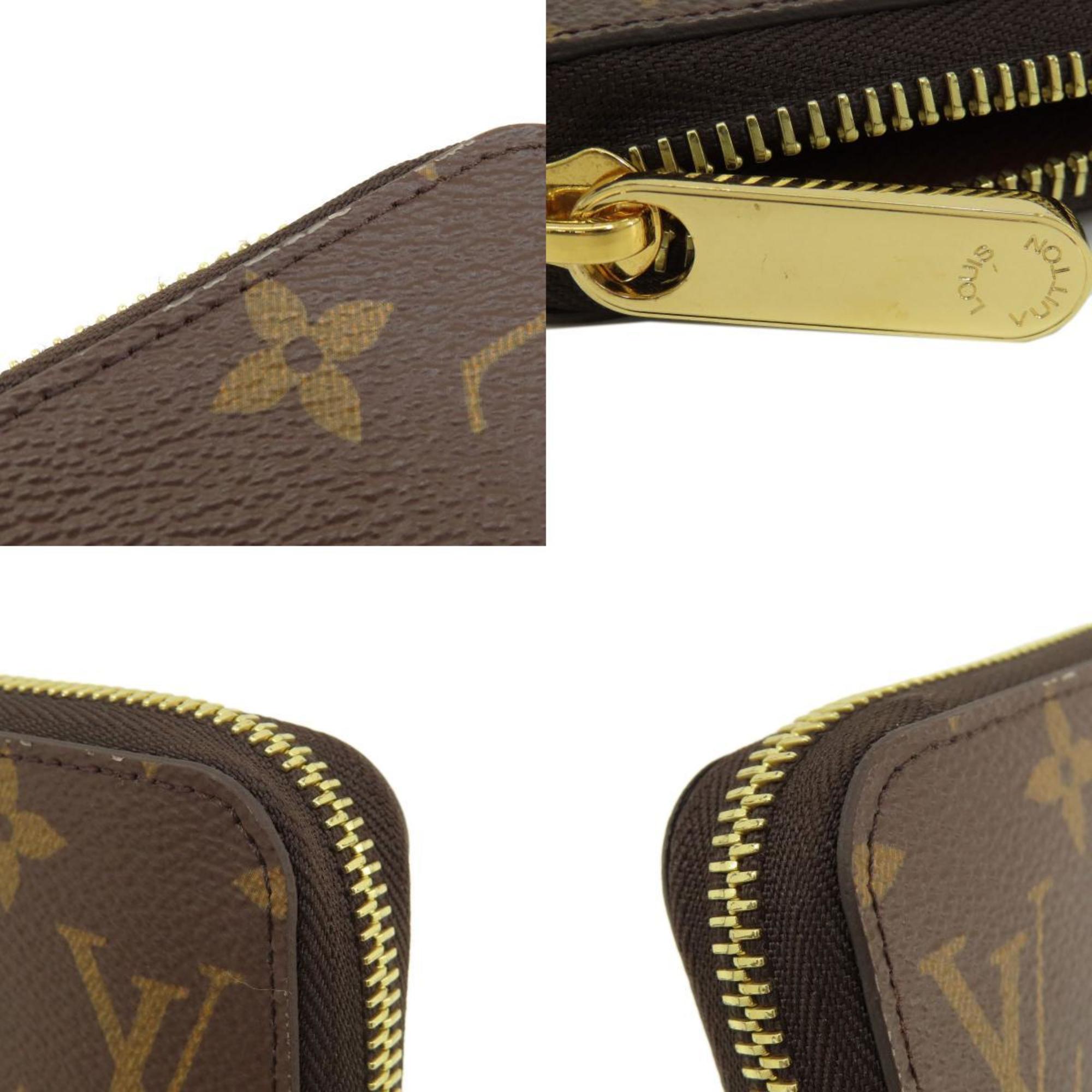 Louis Vuitton M41616 Zippy Wallet Monogram Long Canvas Women's