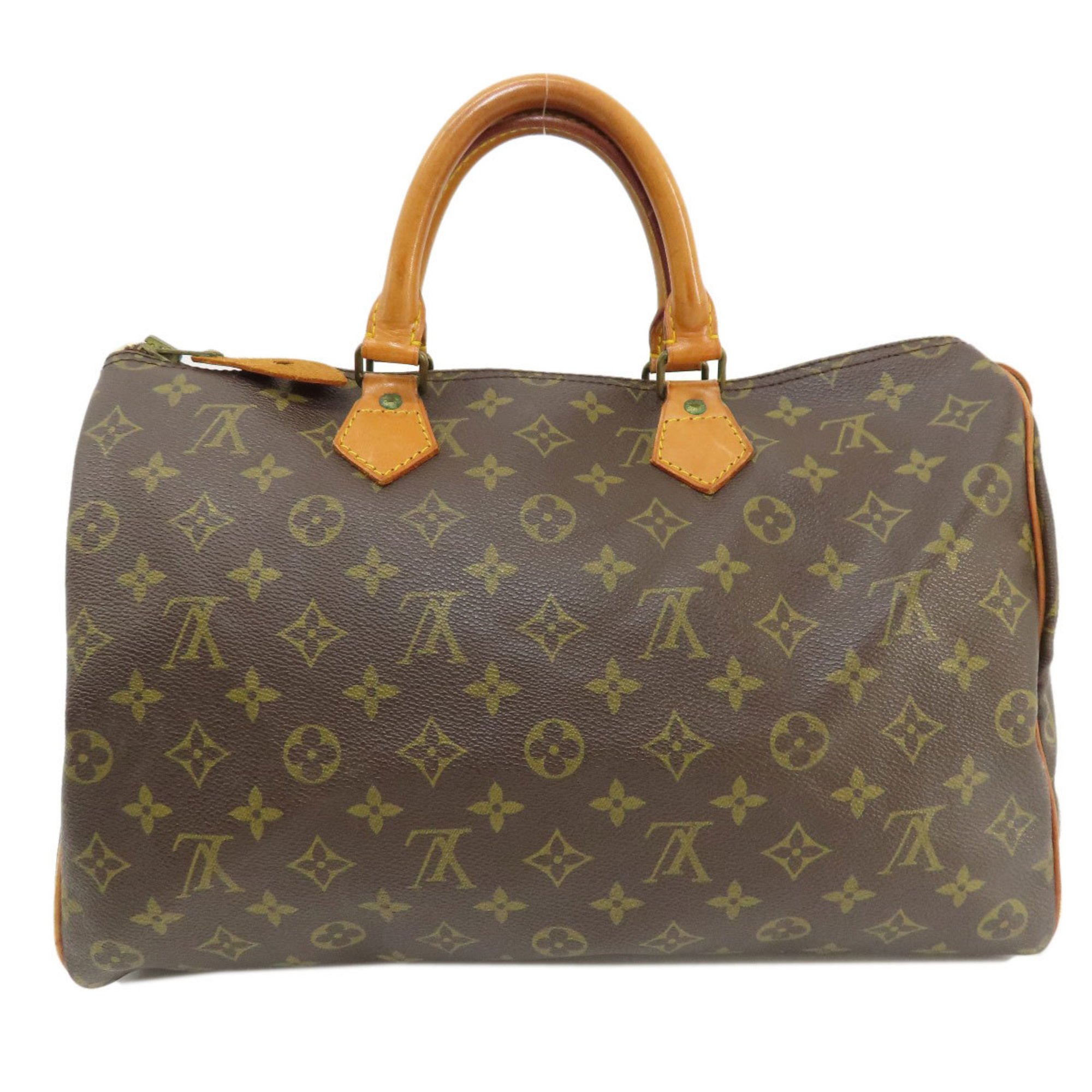 Louis Vuitton M41524 Speedy 35 Monogram Boston Bag Canvas Women's